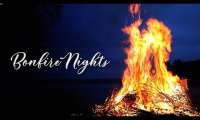 Crackling Flames and Soothing Music — Bonfire Nights  A Cozy Atmosphere of Flames and Melodies