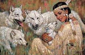 Притча о двух волках. Мифы индейцев Северной Америки.